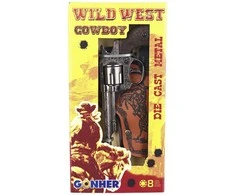 Rewolwer Gonher Guns GONHER rinkinys kaubojaus ginklų WILD-WEST, 201/0