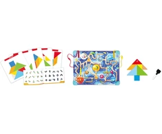 HAPE 2-in-1 labirintas ir tangramų lenta, E0524K