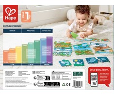 HAPE gyvūnų šeimų dėlionė, 36 vnt., E1664A