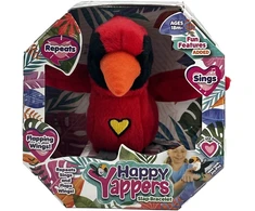 HAPPY YAPPERS interaktyvus pliušinis paukštis Kardinolas, 9381