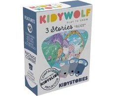 KIDYWOLF istorijų rinkinys Alisa, 3 istorijos projektoriui KIDYSLIDE, KIDYSTORIES-AL