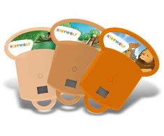 KIDYWOLF istorijų rinkinys Pasaka, 3 istorijos projektoriui KIDYSLIDE, KIDYSTORIES-LA