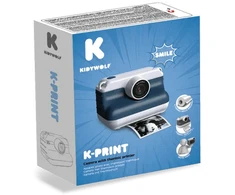KIDYWOLF KIDYWOLF momentinis fotoaparatas su terminiu spausdinimu, mėlynas, K-PRINT-BU