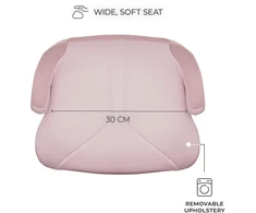 KINDERKRAFT automobilinė kėdutė I-BOOST 2, i-Size, rožinė, KCIBOO02PNK0000