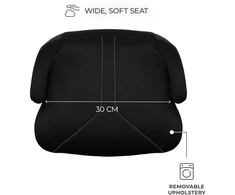 KINDERKRAFT automobilinė kėdutė I-BOOST 2, i-Size, juoda, KCIBOO02BLK0000