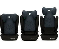 KINDERKRAFT automobilinė kėdutė I-SPARK 2 PLUS I-SIZE, 100-150 cm., Juodas, KCISPA02BLKPL00