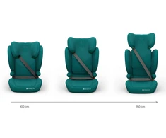 KINDERKRAFT automobilinė kėdutė JUNIOR FIX 2 PLUS, 100-150 cm., Žalias, KCJUFI20GREPL0N