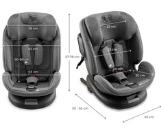 Kinderkraft KINDENKRAFT automobilinė kėdutė 40-150 cm, XPEDITION 3 i-size, pilkas, KCXPED03GRY0000