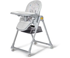 KINDERKRAFT maitinimo kėdutė/gultukas LASTREE, pilka