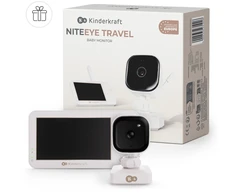KINDERKRAFT mobili video auklė NITEEYE TRAVEL, Baltas, KENITR00WHT0000