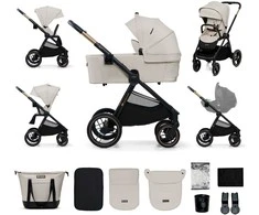 KINDERKRAFT universalus vežimas 2IN1 NEA 2.0, soft beige, KSNEA002BEG2000