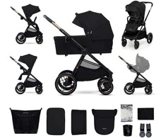KINDERKRAFT universalus vežimas 2IN1 NEA 2.0, midnight juodas, KSNEA002BLK2000