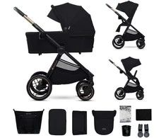 KINDERKRAFT universalus vežimas 2IN1 NEA 2.0, midnight juodas, KSNEA002BLK2000