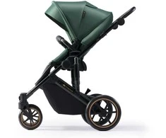 KINDERKRAFT universalus vežimėlis 3in1 PRIME 2 3IN1 MINK PRO tamsiai žalios spalvos, KSPRIM02GRE300I