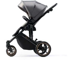 KINDERKRAFT universalus vežimėlis 3in1 PRIME 2 3IN1 MINK PRO pilkos spalvos, KSPRIM02GRY300I