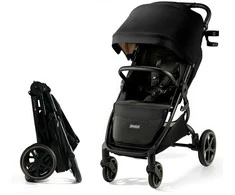 Vėžimėlis KINDERKRAFT MITZY INK BLACK, KSMITZ00BLK0000
