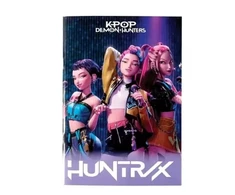 KPOP DEMON HUNTERS A4 minkšta užrašų knygutė, asort., 364-02444