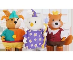 LI'L WOODZEEZ Royal Friends Juokdarys, Burtininkas ir Princas rinkinys, WZ6844D
