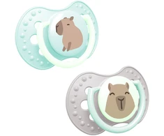 LOVI dinaminis silikoninis čiulptukas CapiChill Boy, 6-18m, 2 vnt., 22/933boy