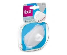 LOVI silikoninė spenelių apsauga Skin Touch, 2 vnt, S dydis, 5/605gb