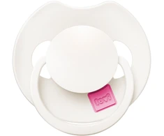 LOVI silikoniniai dinaminiai čiulptukai Prime, Rose/Rose Kreminis, 0–6 mėn., 2 vnt., 34/454