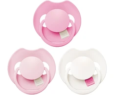 LOVI silikoniniai dinaminiai čiulptukai Prime, Peony Rožinė, 6–18 mėn., 3 vnt., 34/455