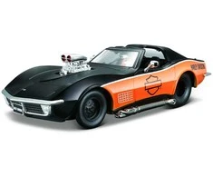 MAISTO DIE CAST 1:24 auto modelis H-D 1970 Chevrolet Corvette, 32193