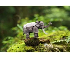 MAKEBUG 3D popierinė delionė Azijinis dramblys, MB-D-0018