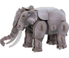 MAKEBUG 3D popierinė delionė Azijinis dramblys, MB-D-0018
