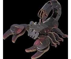 MAKEBUG 3D popierinė delionė Azijos miško skorpionas, MB-D-0053