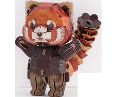 MAKEBUG 3D popierinė delionė Mažoji panda, MB-D-0040
