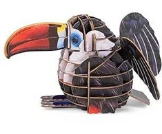 MAKEBUG 3D popierinė delionė Raudonsnapis tukanas, MB-D-0007