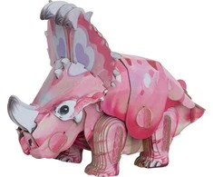 MAKEBUG 3D popierinė delionė sinoceratops, MB-D-0037