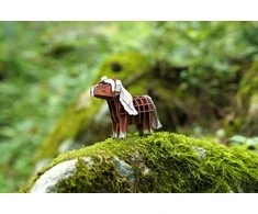 MAKEBUG 3D popierinė delionė Švarcvaldo arklys, MB-D-0012