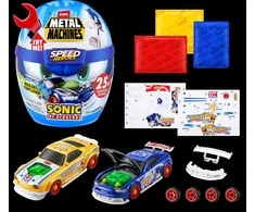 Metalmash METAL MACHINES surenkamas automodelis Sonic The Hedgehog, asort., 67128