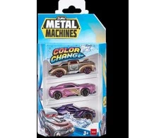 Metalmash METAL MACHINES trijų automobilių rinkinys keičiantis spalvą, asort., 67101