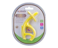 MOMBELLA kramtukas DANCING ELEPHANT, lemon, 3 mėn+, P8052