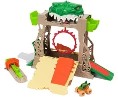 MONSTER JAM MINI JAMS paleidimo trasa su transporto priemone Dungeon of Doom, 6069758