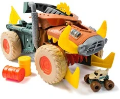 MONSTER JAM transporto priemonių rinkinys MAD HOG Mini Feature Playset, 6071776