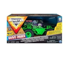 Spin Master MONSTER JAM visureigis RC 1:24 Grave Digger, 6044955