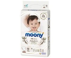 Sauskelnės  MOONY Natural M 6-11kg 46 vnt.