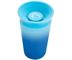 MUNCHKIN gertuvė su spalvų keitimo efektu MIRACLE, mėlynas, 266 ml, 12m+, 90109