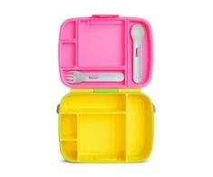 MUNCHKIN priešpiečių dėžutė Bento, 18mėn+, geltona, 1253101