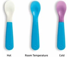 MUNCHKIN spalvotų šaukštelių ir šakučių rinkinys, 12 m+, 6 vnt.,01253601