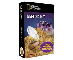Bandai NATIONAL GEOGRAPHIC rinkinys Gemstone Dig Kit, NGGEM