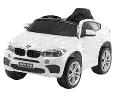 OCIE elektromobilis BMW X6M, baltas, 8010253-2R