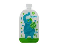 Petite&amp;Mars PAPOO daugkartinio naudojimo maisto maišeliai 6 vnt. Elephant 901807