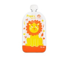 Petite&amp;Mars PAPOO daugkartinio naudojimo maisto maišeliai 6 vnt. Lion 901808