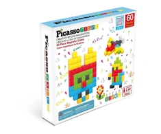 PICASSO TILES Magnetinis konstruktorius Magnetic Cubes 60 det., PMC60