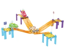 PICASSO TILES Magnetinis konstruktorius Racing Track Set 45 det., PTR04